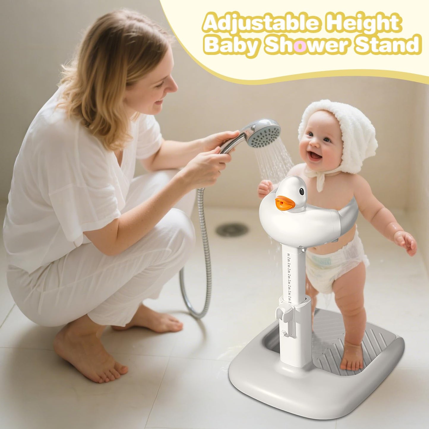 Cuddlescove Adjustable Toddler Bath Stand